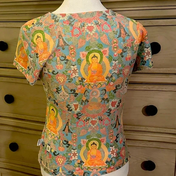 Vintage 1990s Buddha shirt - Picture 2 of 2
